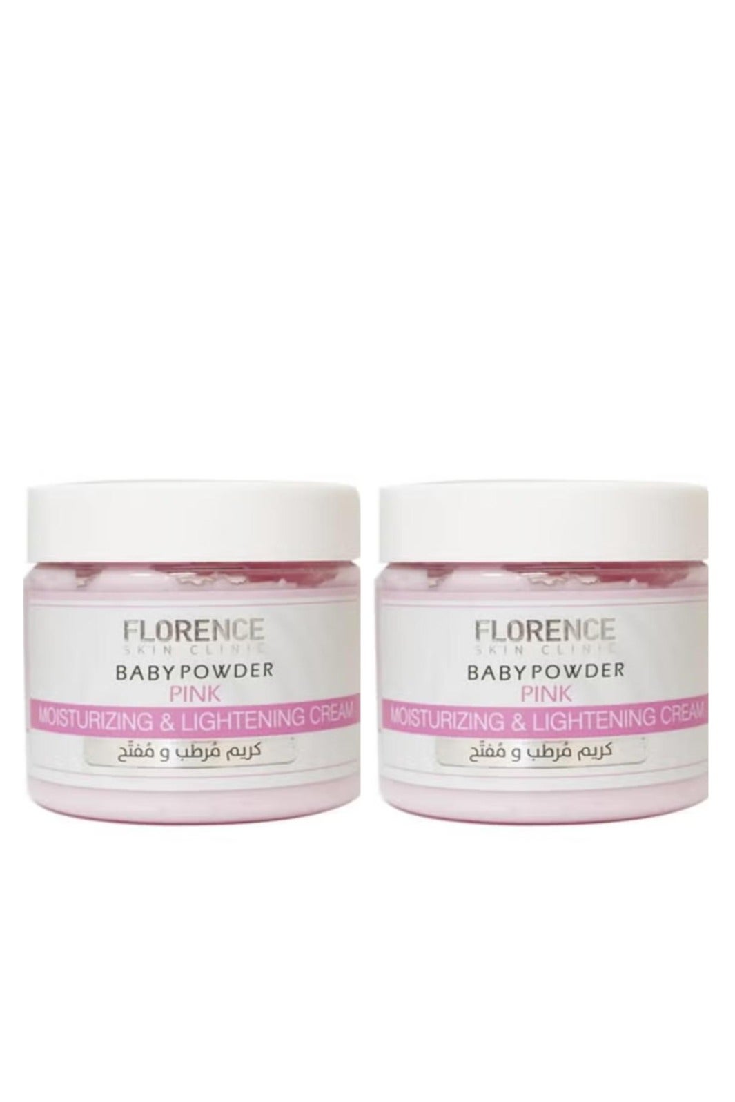 Baby Powder Pink Moisturizing And Lightening Cream 300 ml 2 pcs