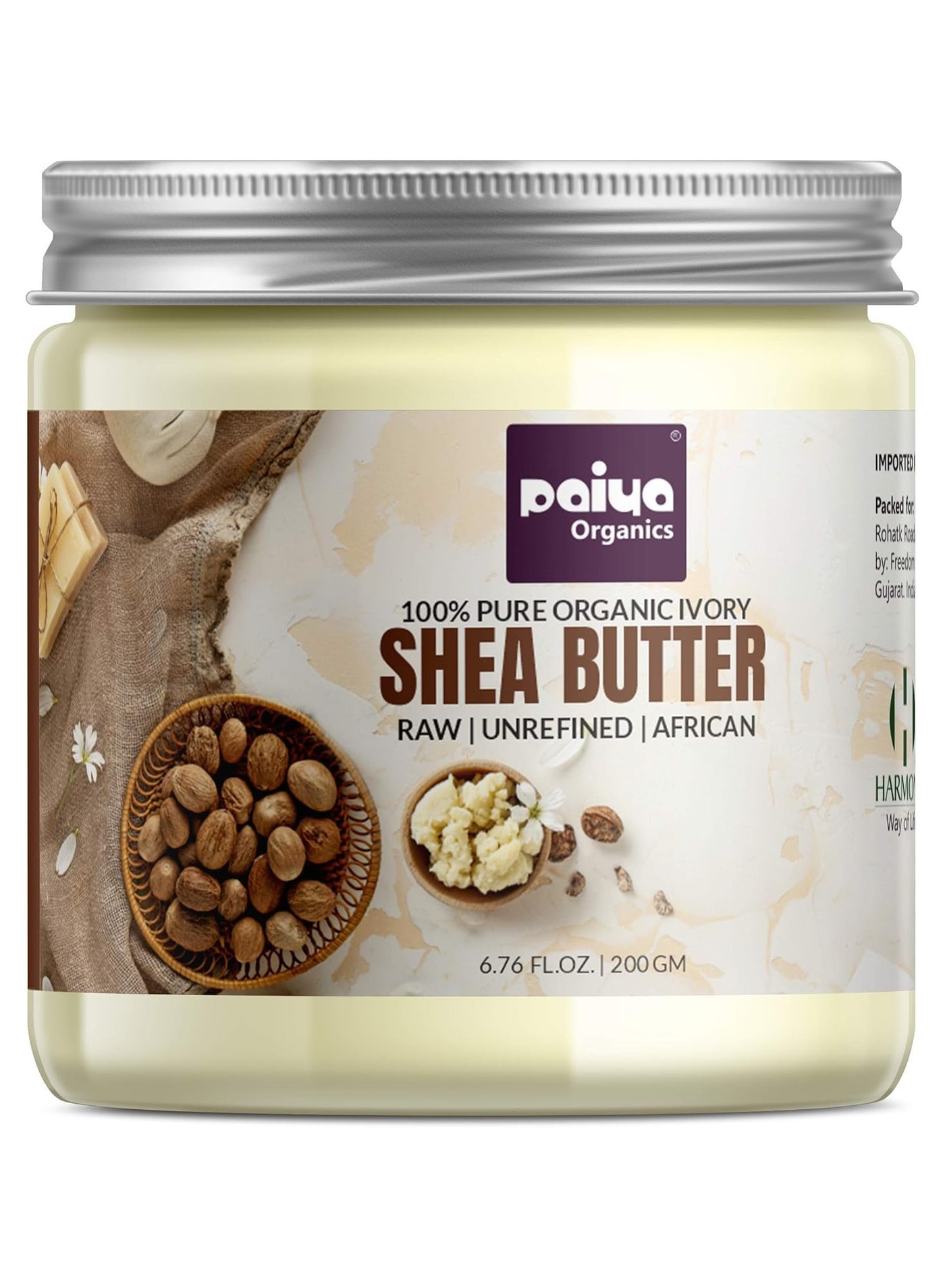 Shea Butter Raw African Shea Butter For Skin Face Hair, 200g