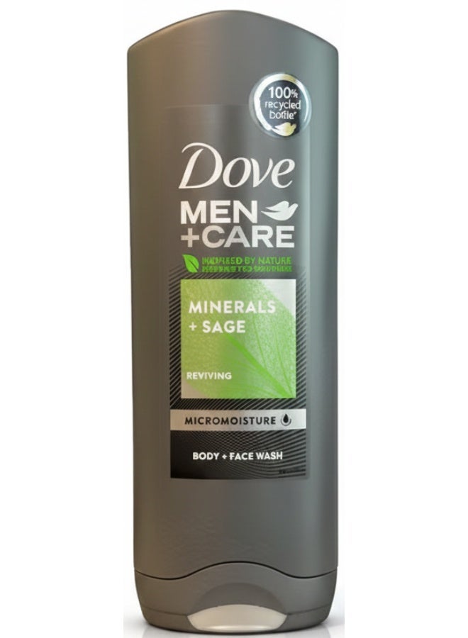Dove Men+Care Body and Face Wash Minerals and Sage Micromoisture 250ml