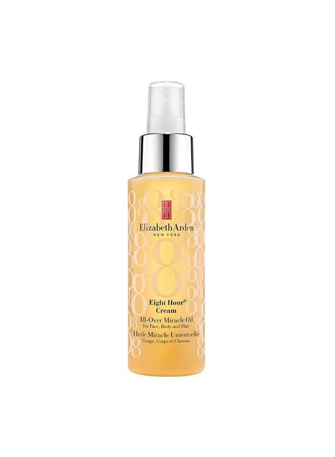 Eight Hour Cream, All-Over Miracle Oil,Face, Body & Hair Oil, 3.4 Oz