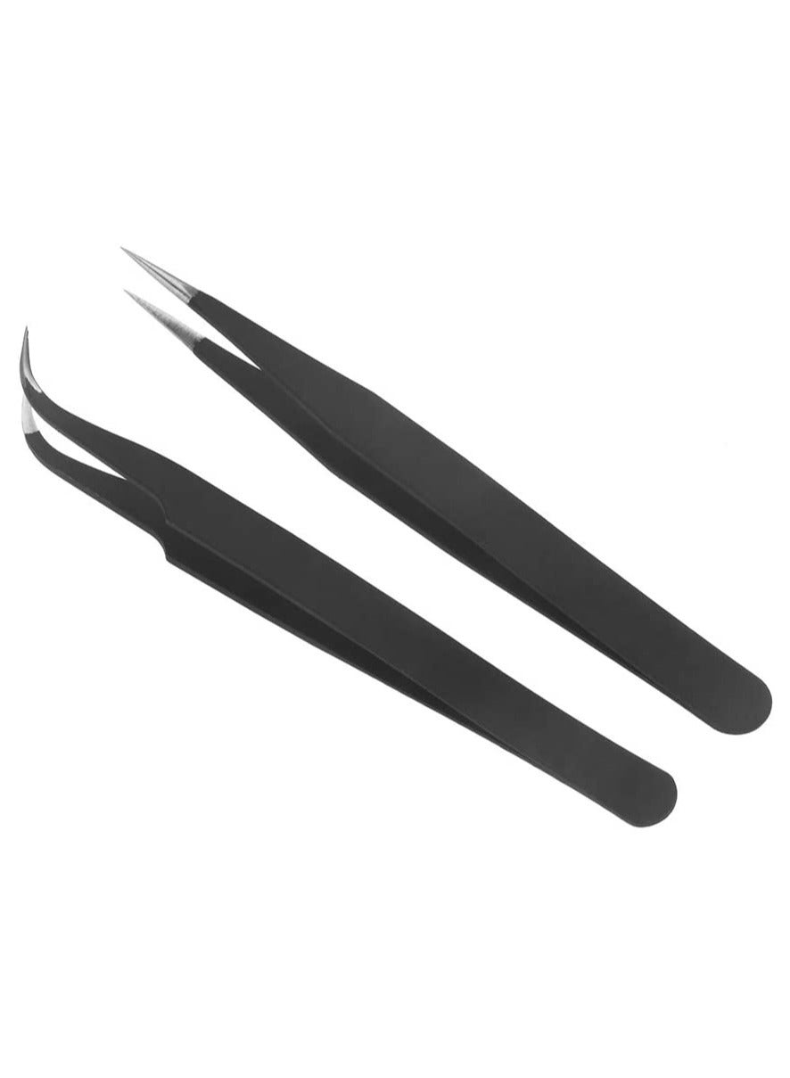 2 Pieces Gel Nail Art Tweezers Selection Tool