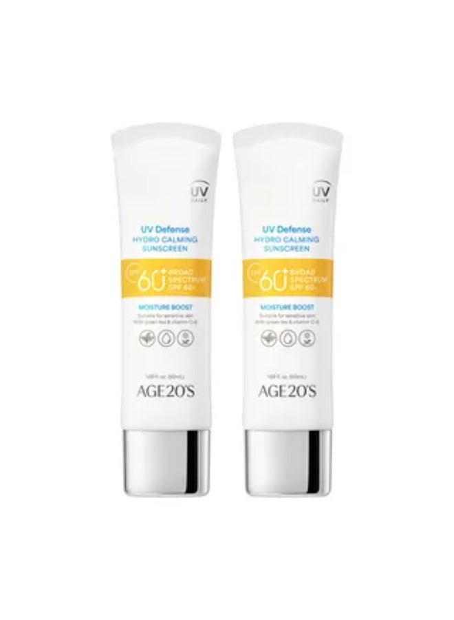 AGE20'S_UV Defense Hydro Calming Sunscreen Twin Pack_SPF60+_50ml*2
