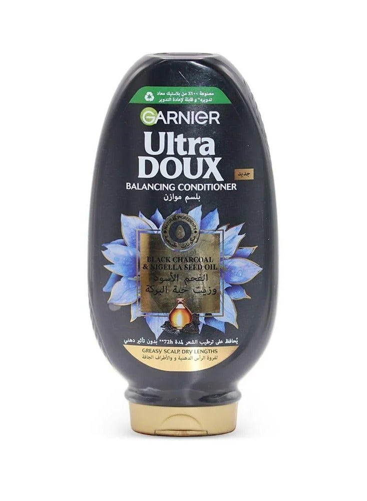 Ultra Doux Black Charcoal Conditioner, 360 ml