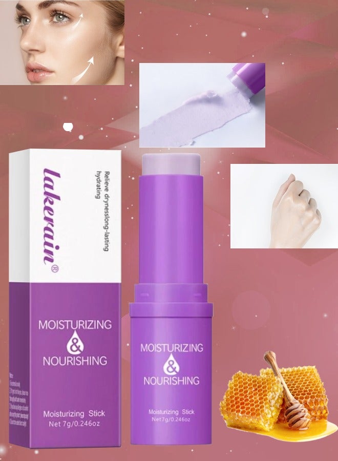 Moisturizing and Nourishing Cream Stick Multi Balm Facial Moisturizer Stick Balm Under Eye Cream Face Balm Stick for Hydrating and Smoothing Dry Skin Moisturizing Day and Night Stick