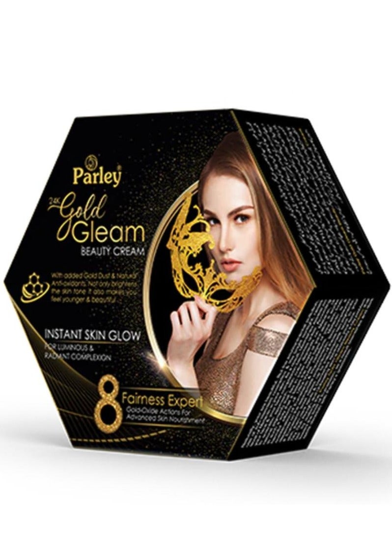 24k Gold Gleam Beauty Cream Jar 50 g