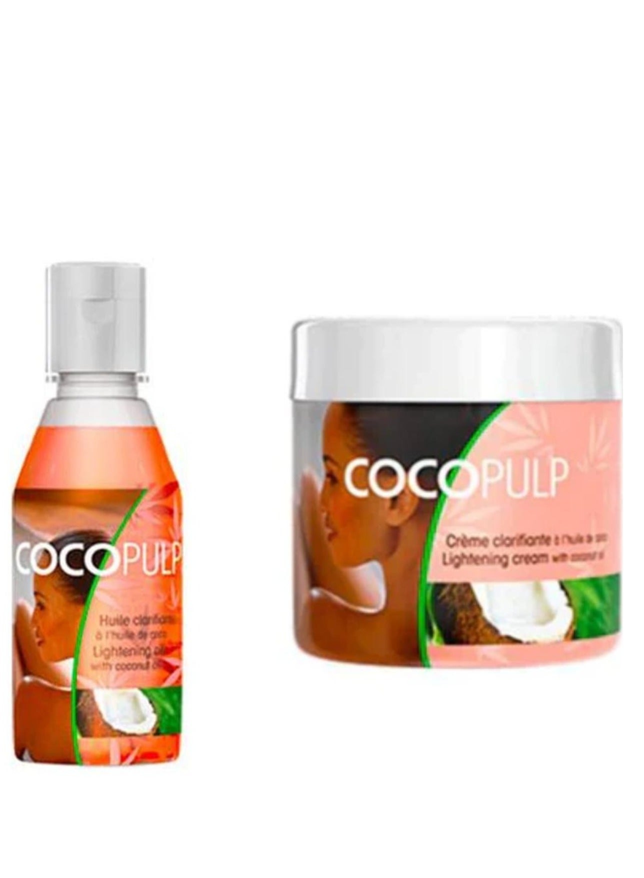 Set Lighten With Coconut Oil 50 ml + Cream300ml
