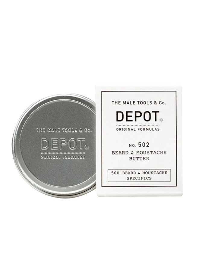 Nourishing Beard & Moustache Butter - Softens Coarse Facial Hair, Provides a Light Hold & Adds Shine for a Tamed Look (30 ml)