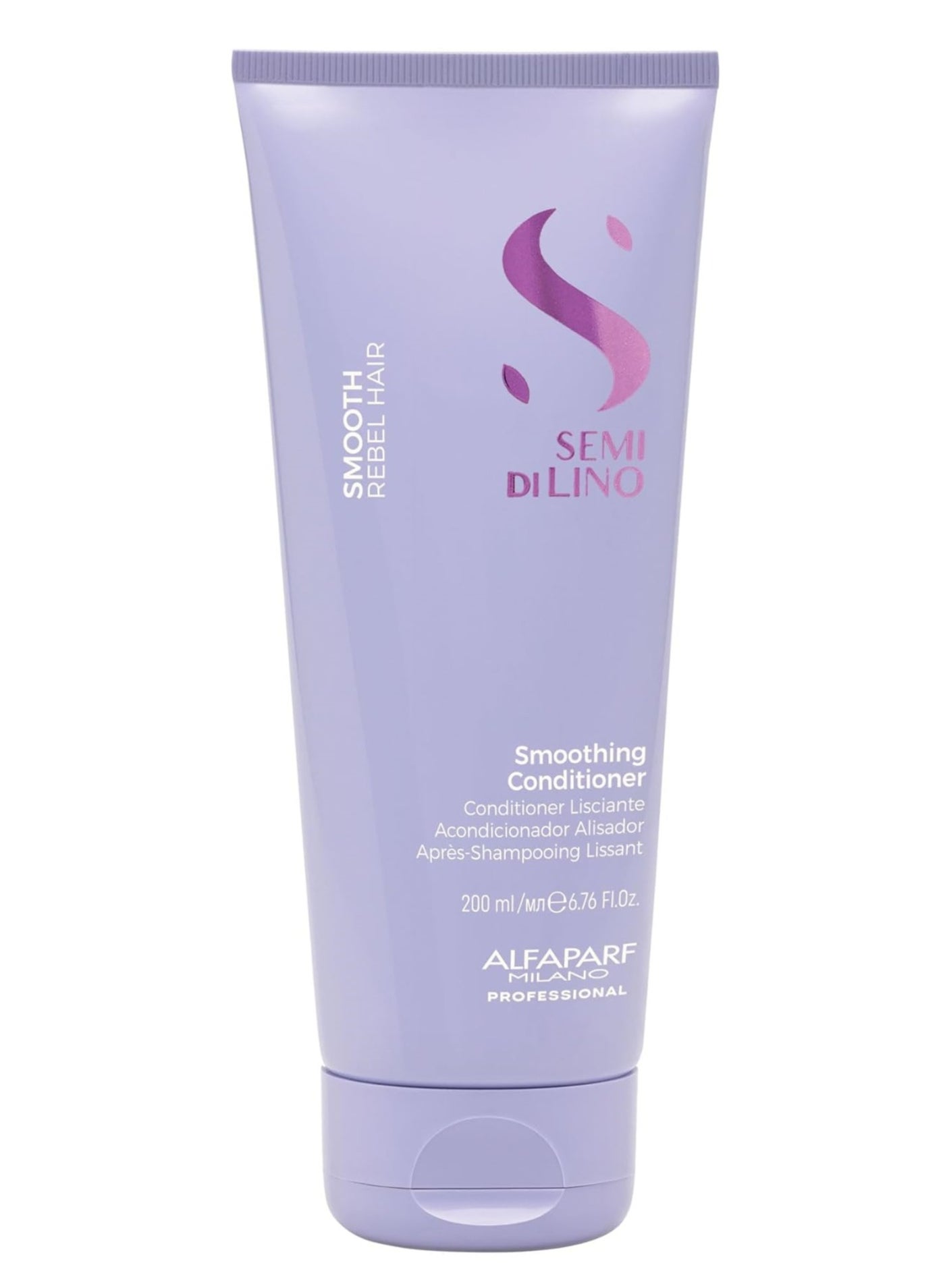 Semi Di Lino Smooth Rebel Hair Smoothing Conditioner 200ml | Frizz Control Conditioner for Unruly Hair, Smooths, Softens And Improves Manageability