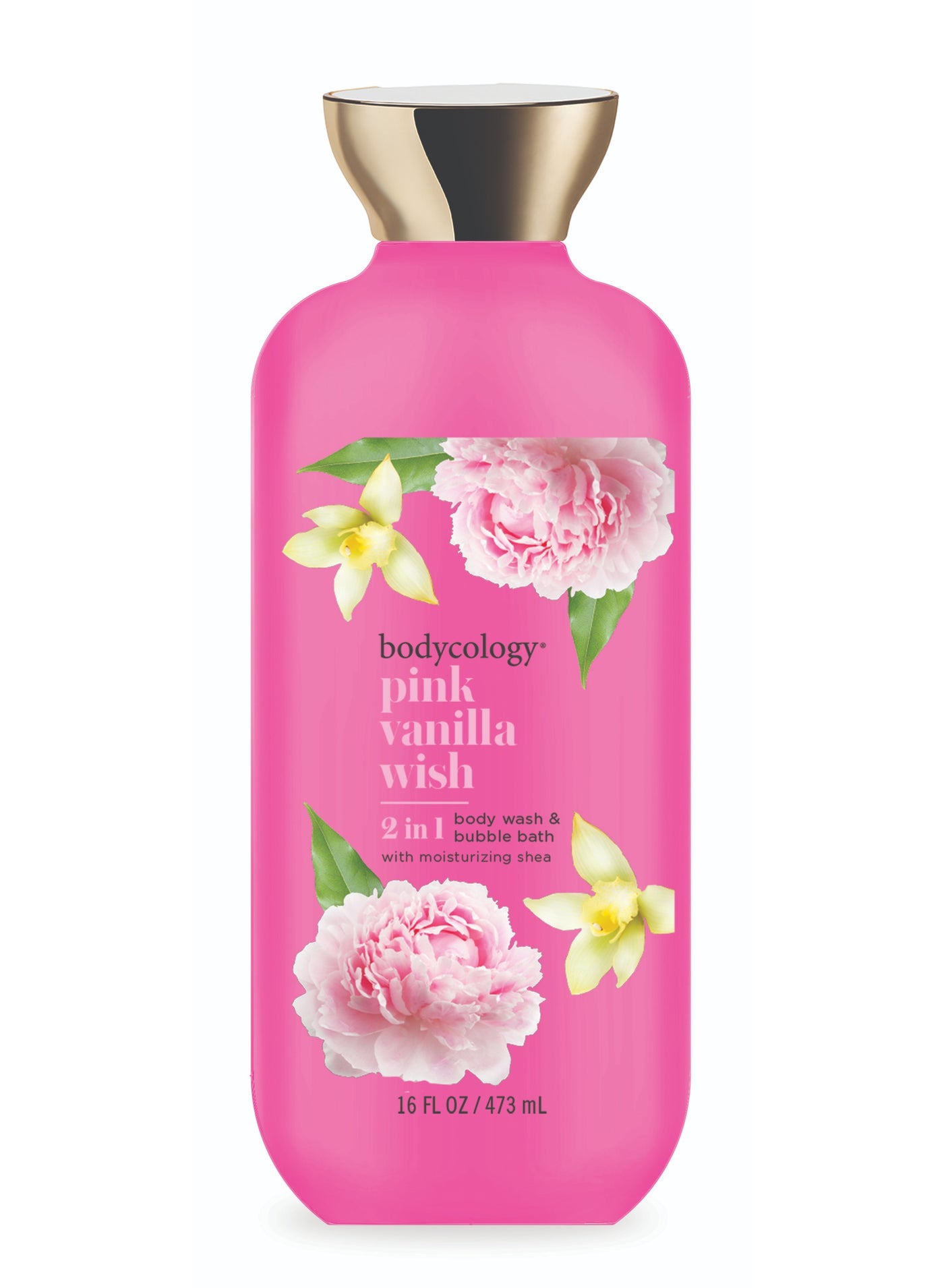 Pink Vanilla Wish Body Wash 473Ml Hydrating, Gentle Cleanser With Sweet Fragrance