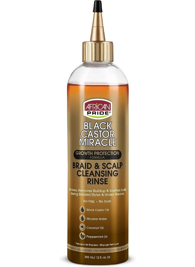 African Pride Black Castor Miracle Hair & Scalp Sealing Oil 355 ml