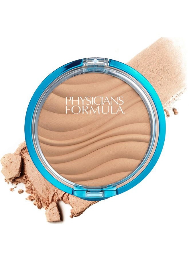 Mineral Wear Talc-Free Mineral Airbrushing Pressed Powder Beige | Dermatologist Tested, Clinically Tested