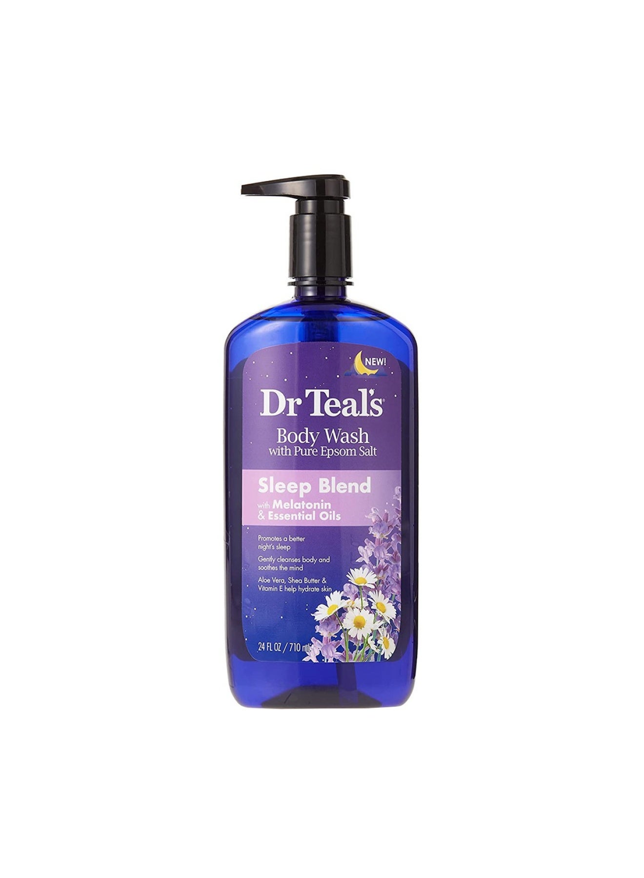 Pure Epsom Salt Body Wash Sleep Blend With Melatonin 710 Ml