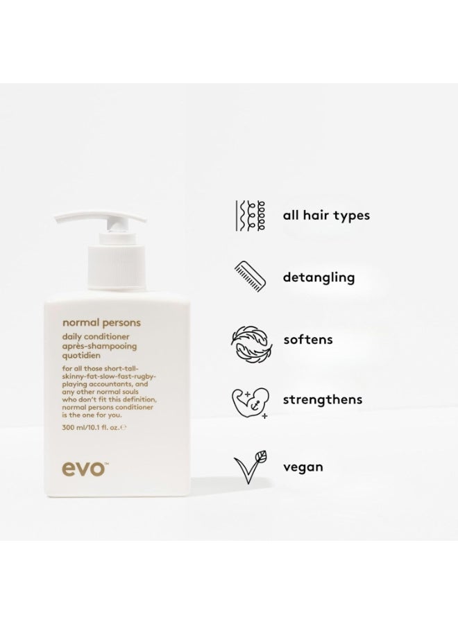 evo Normal Persons Daily Care Conditioner - Refreshes & Balances Scalp, Reduces Frizz, Reinvigorates Scalp and Hair