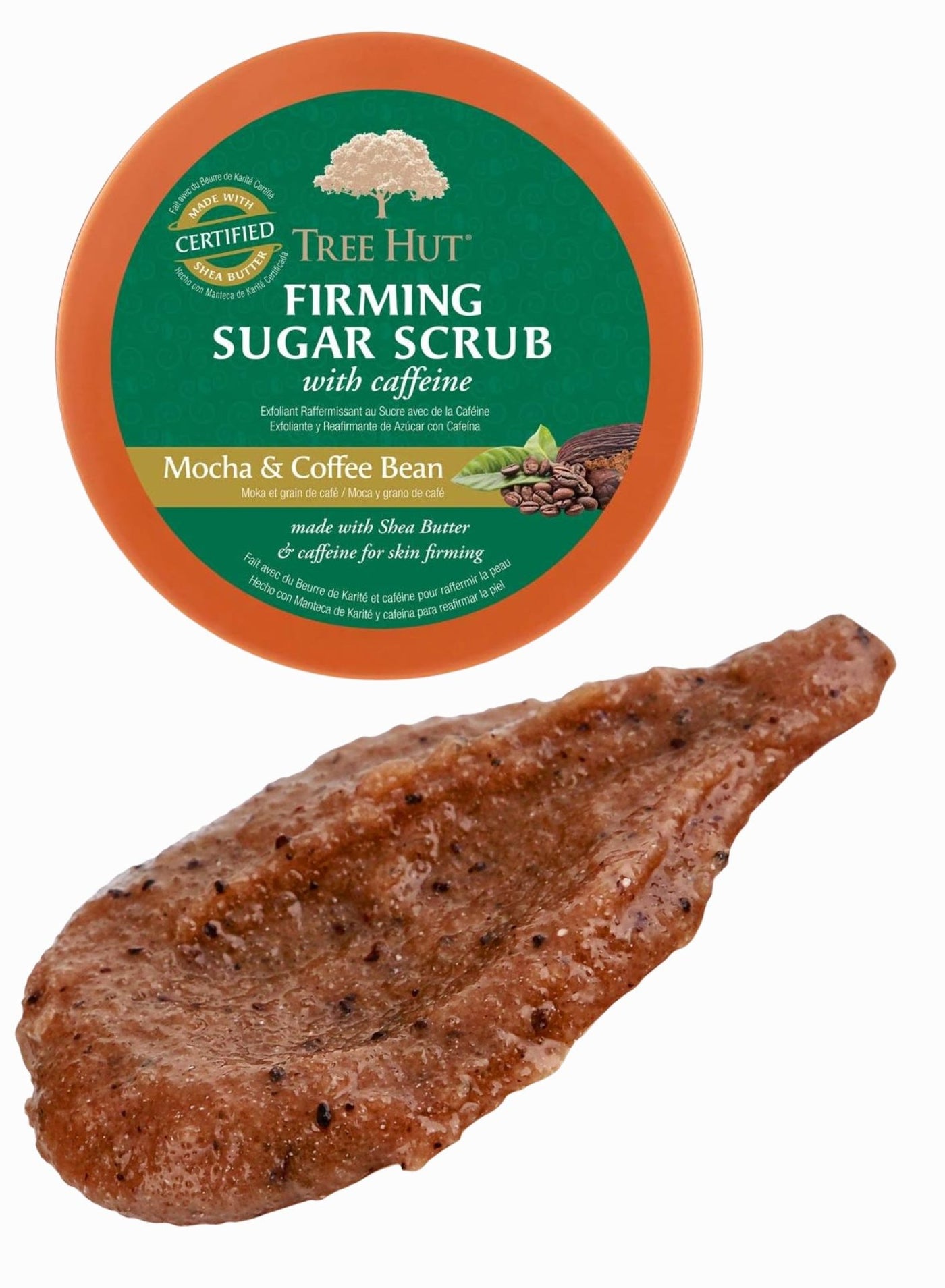 Firming Sugar Scrub with Caffeine Mocha & Coffee Bean 510g