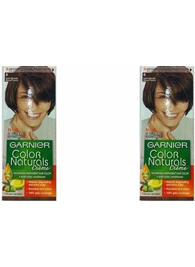 Color Naturals 6 Dark Blonde Haircolor Pack of 2 - image 2