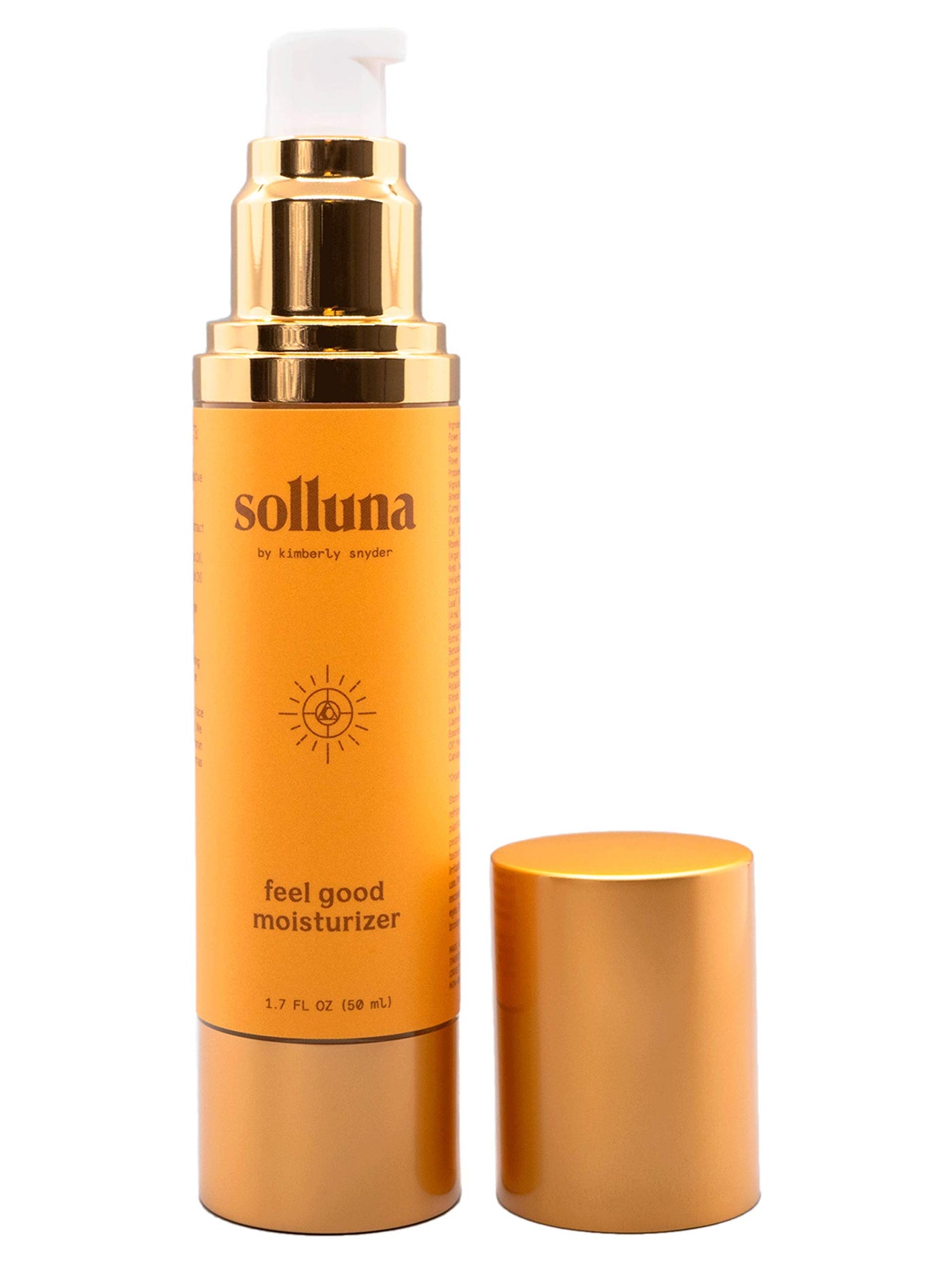 Solluna by Kimberly Snyder Hydrating Anti-Aging Moisturizer â€” Collagen Boosting Plant-Based Retinol Alternative, Natural Oils, Plant Stem Cells & Botanicals (1.7oz) Vegan, Cruelty-Free & Non-GMO