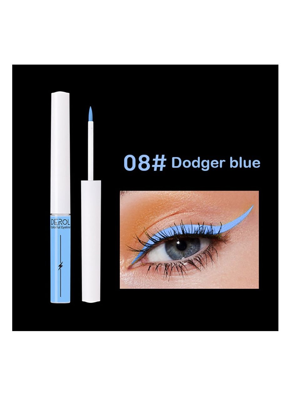Liquid Eyeliner Long Lasting Waterproof Professional Neon Makeup Colorful Eyeliners Set Sweat Smudge Proof Women Tool Kit,Soft,Smooth,Natural,Hyper Easy Suitable For Clubs, Stages, Parties