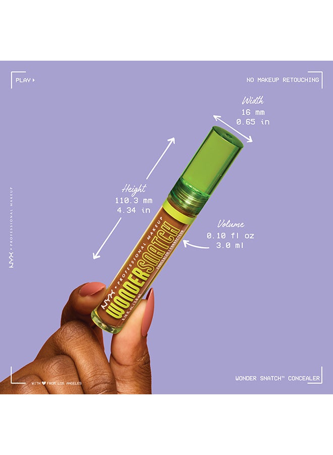 NYX Professional Makeup Wonder Snatch Concealer, Liquid Concealer,Cappucino - image 10