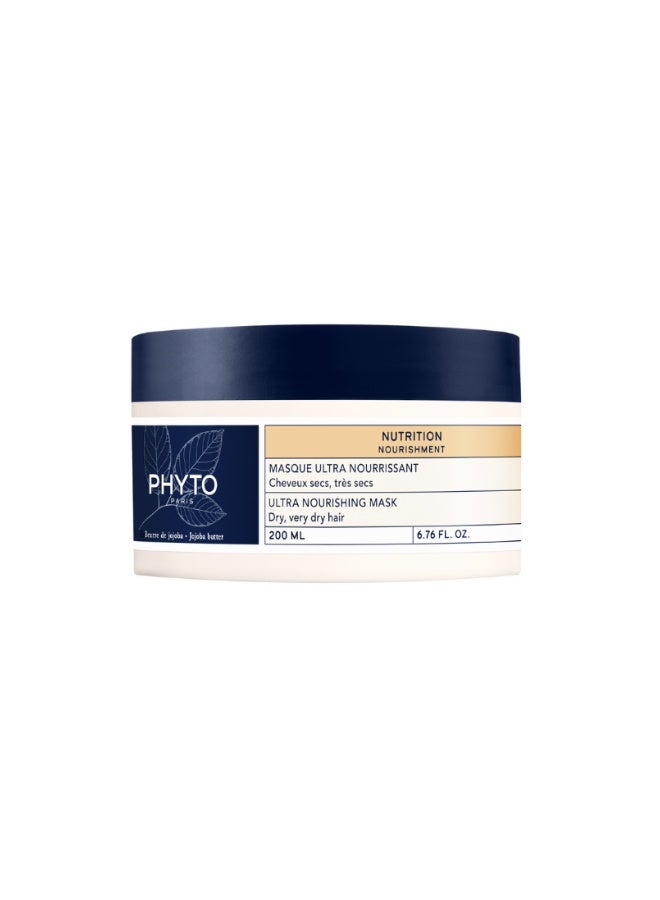 Phyto Nourishment Nourishing Mask, Deep Conditioning Hair Mask for Dry & Very Dry Hair, Silicone-Free 200ml