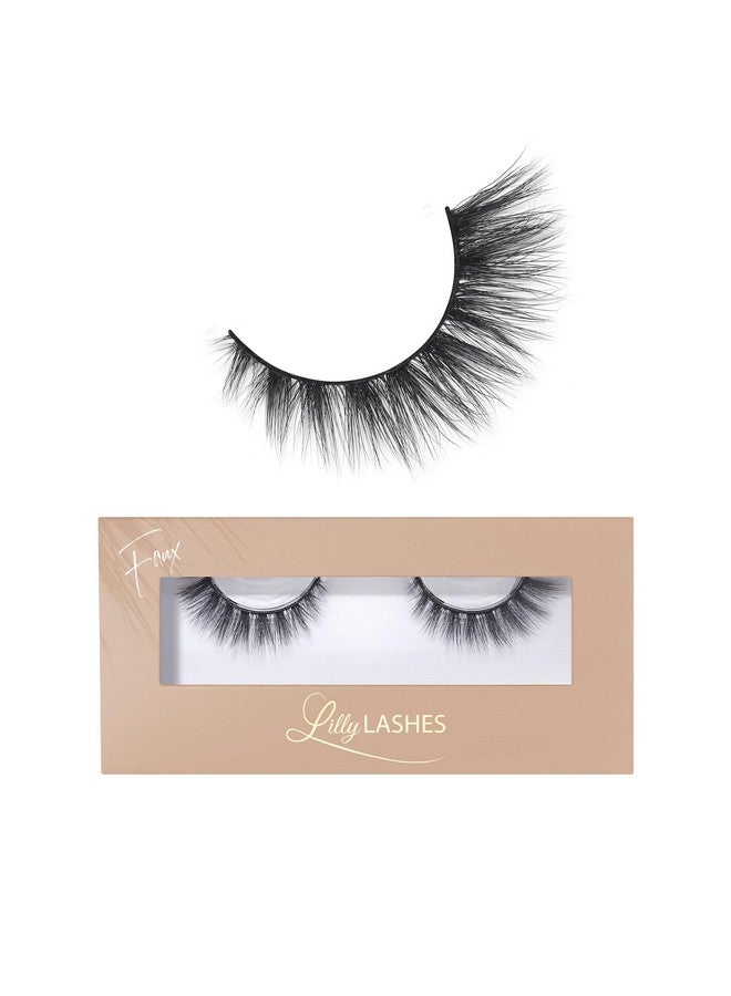 Lilly Lashes Everyday Naturale Faux Mink Lashes False Eyelashes Natural Look Wispy Lashes Cat Eye Lashes Short Lashes Flare Style Strip Lashes Natural Lashes 13 mm Reusable Up to 20 Times