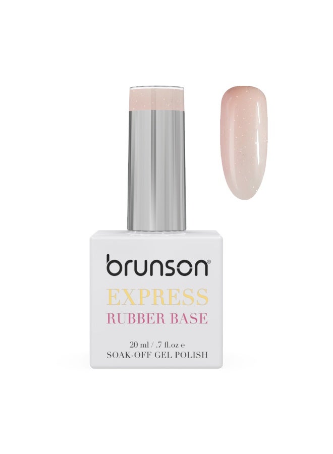 Rubber Base Gel Nail Polish 20Ml - French Rubber Base Coat Long-Lasting, Durable And Chip-Resistant Nail Strengthener Gel Nail Polish Base Coat For Manicure And Pedicure