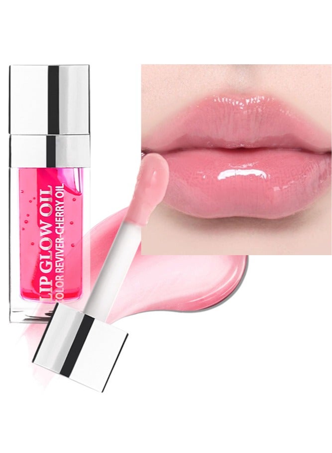 Lip Glow Oil, 2 In 1 Double Effect Lip Glow Oil, Keeps Your Lips Moisturized, Locks In Moisture And Maintains a Lasting Charm,Simple To Operate and Save Your Time #007