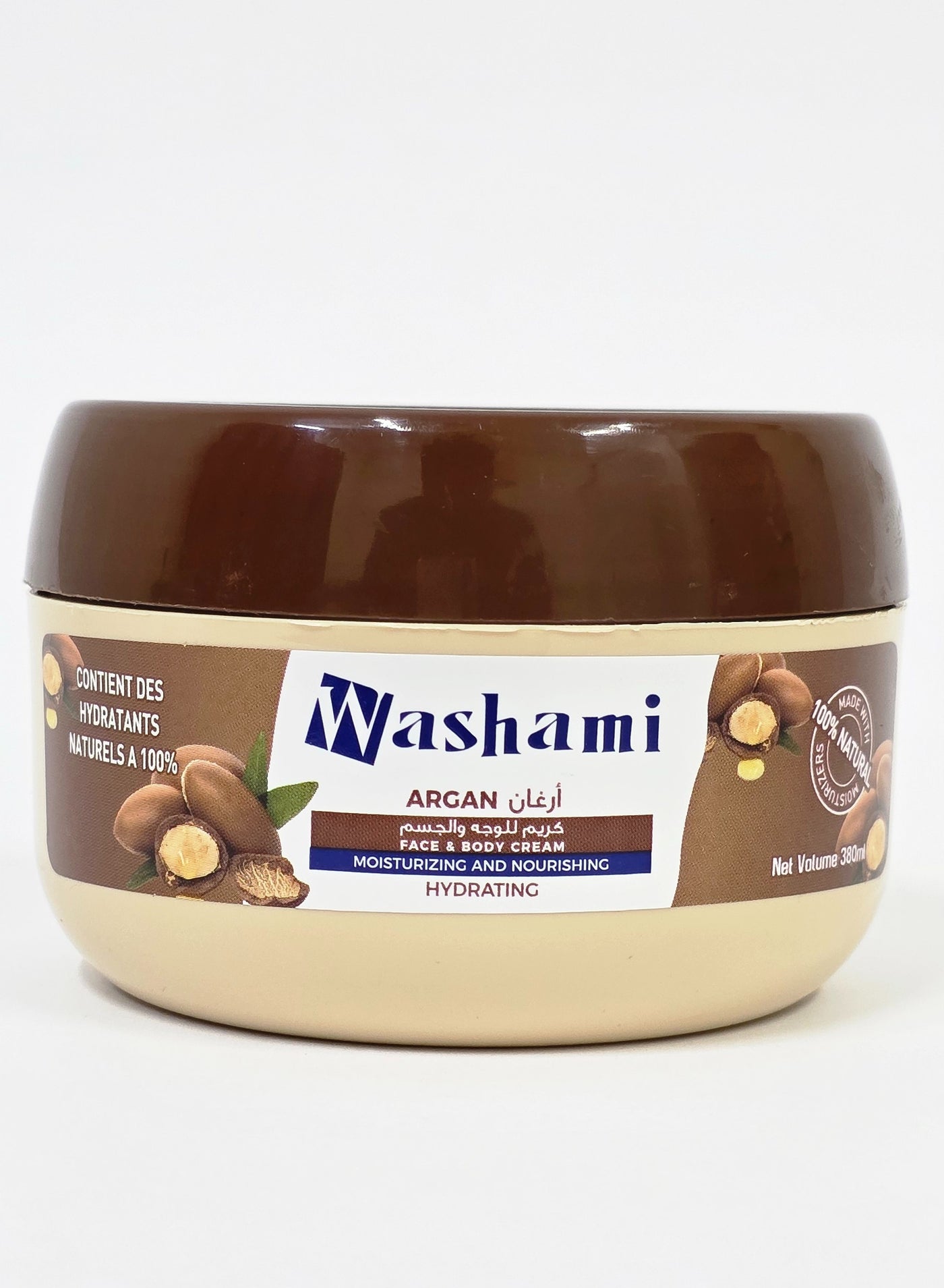 Argan Moisturizing Face & Body Cream – Nourishing, Hydrating, 100% Natural Moisturizers, 380gm