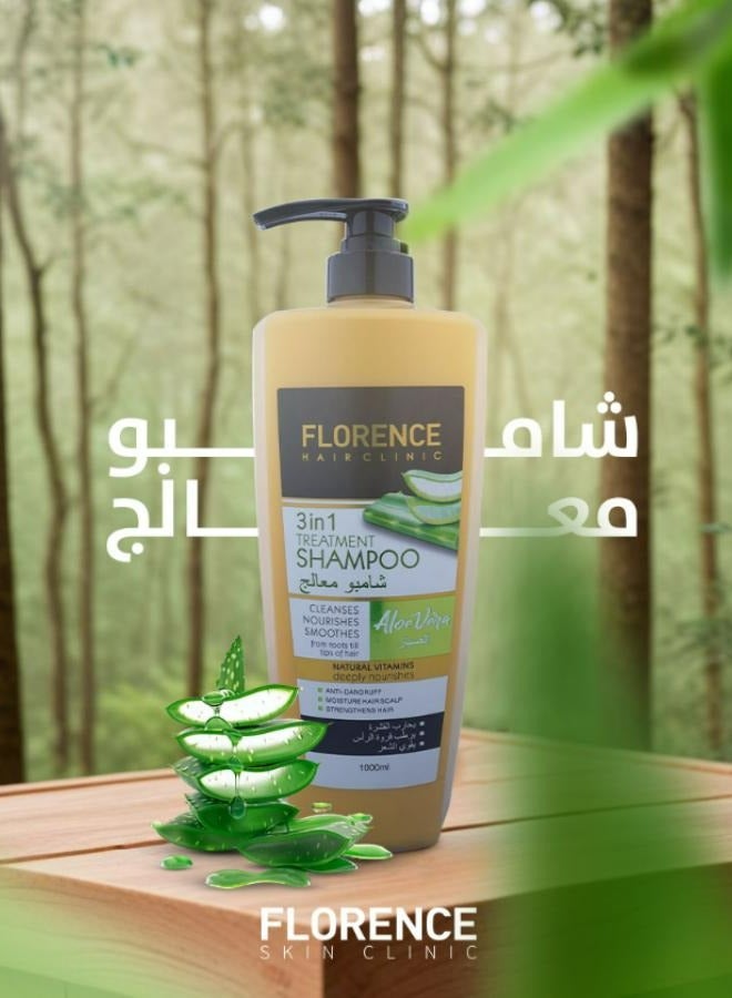 3 In 1 Treatment Shampoo Aloe Vera 1000 ML