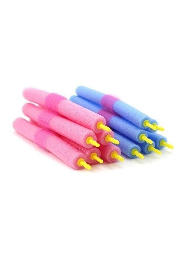 12-Piece Magic Sponge Styling Bun Curler Maker