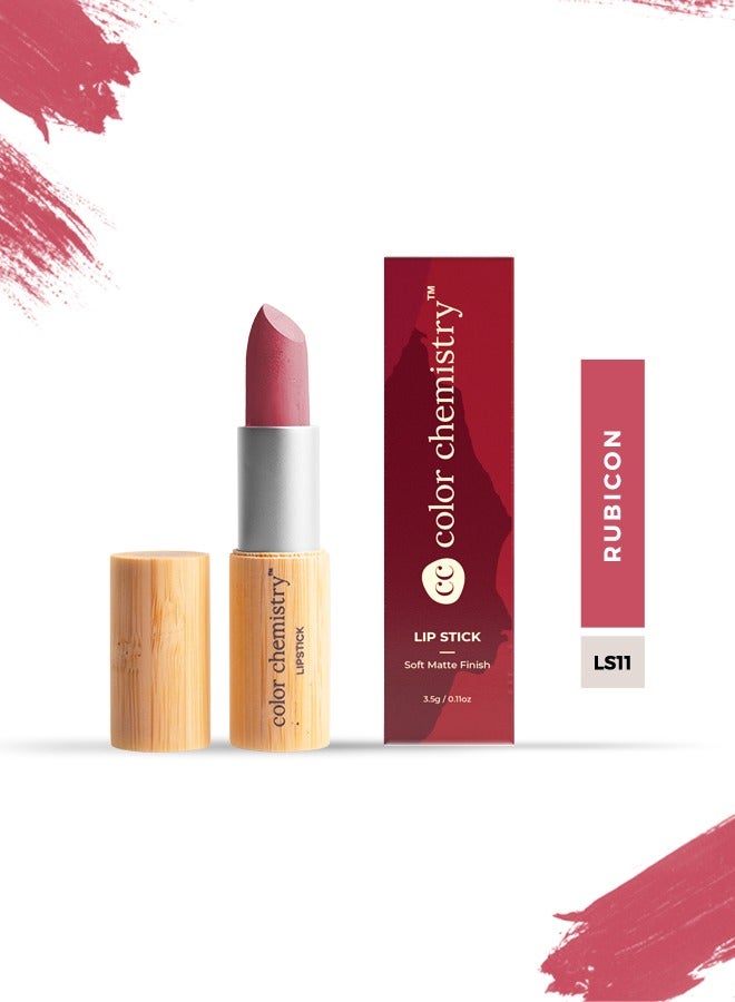 Color Chemistry Rubicon Lipstick - 3.5 g, Lip Stick With Soft Matte Finish, For Hydrating, Light Weight And Long Lasting