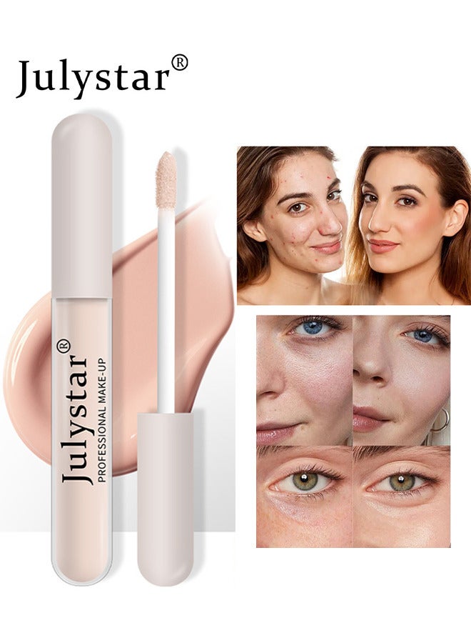 Liquid Concealer, Mutil-Use Full Coverage Concealer and Color Corrector For Acne Dark Spots Blemishes And Under Dark Circles, Waterproof Long Lasting, 2ML