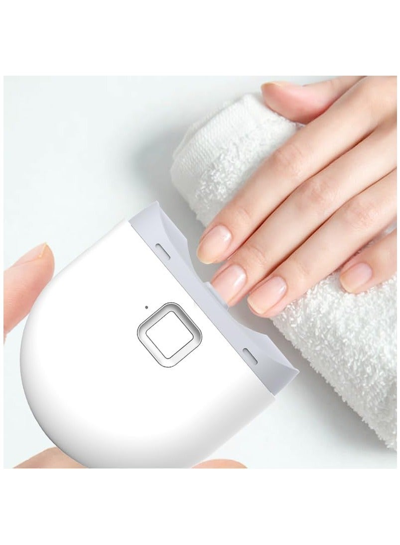 Electric Nail Clippers, Rechargeable Nail Clippers with Light, 2 Speed Adjustable Electric Nail Clippers, Electric Nail File, Portable Nail File, Suitable for Children, The Elderly, Adults