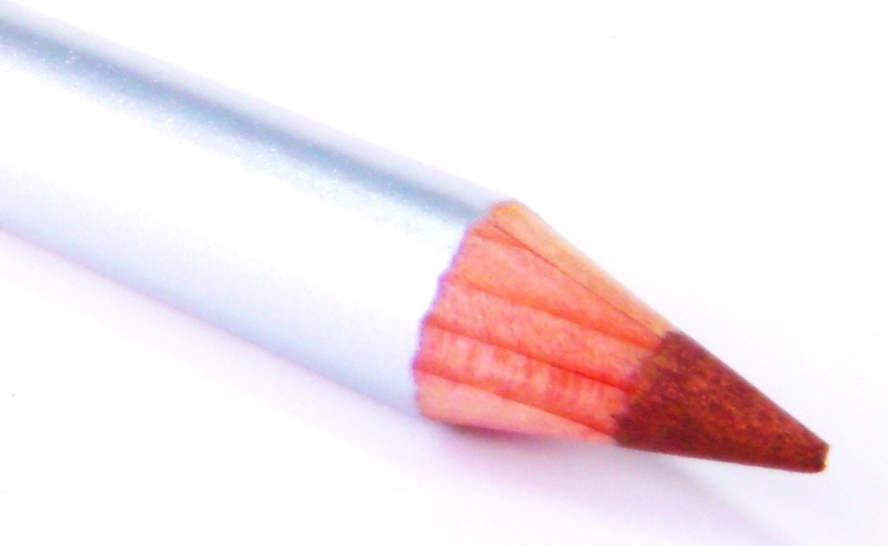 Pure Ziva Burnished Copper Red Gold Metallic Wood Eyeliner Pencil, HD Professional Eye Liner Smudge Proof Long Lasting Highly Pigmented No Animal Testing & Cruelty Free