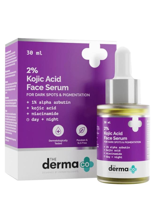 2% Kojic Acid Face Serum With 1% Alpha Arbutin And Niacinamide For Dark Spots And Pigmentation, 30ml