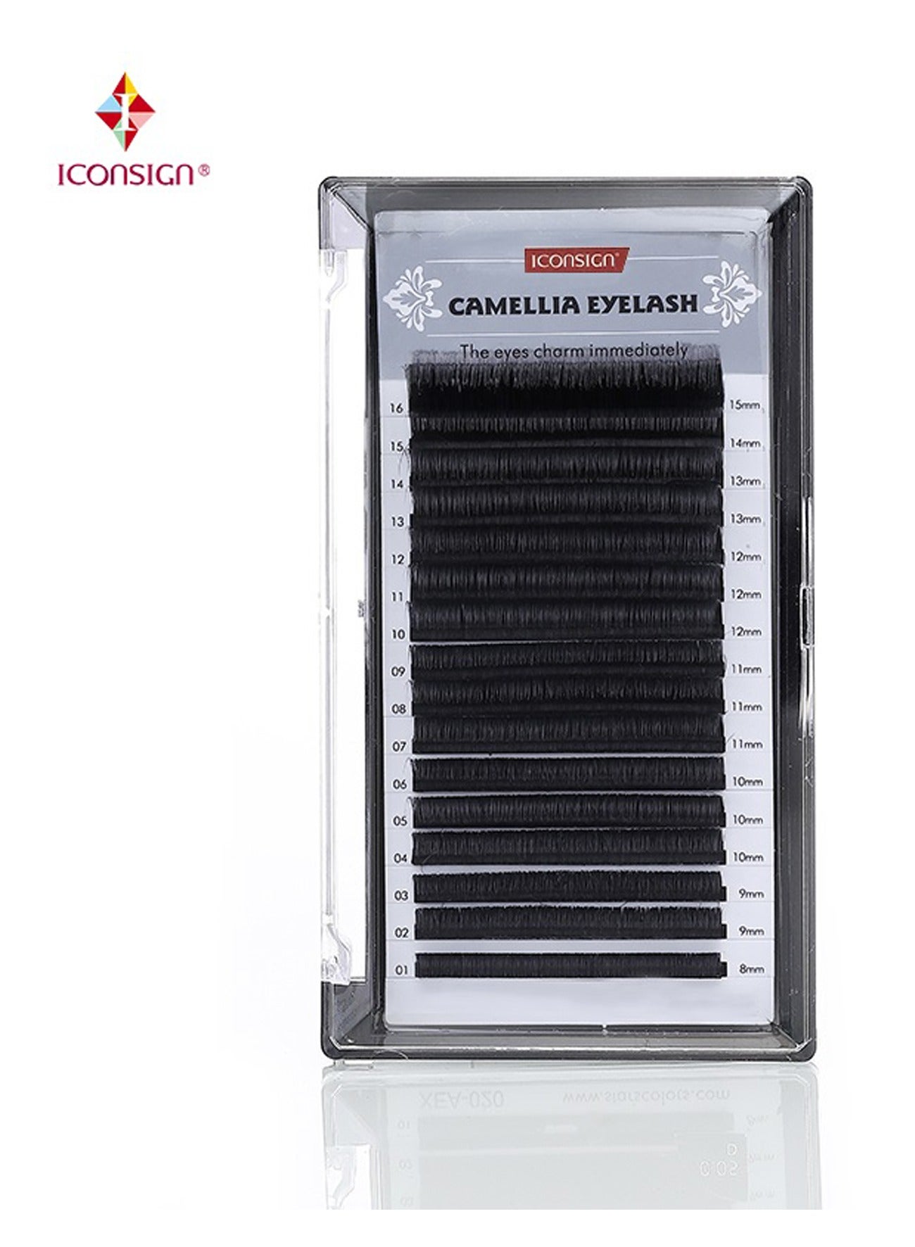 Iconsign Camellia Korean Mixed 8-15mm C/D Curl Blooming Eyelash Extensions and volume lash