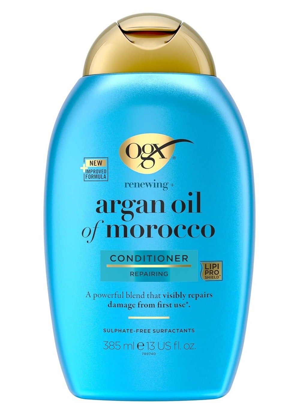 Renewing + Argan Oil Of Morocco Hydrating Hair Conditioner, Cold-Pressed Argan Oil To Help Moisturize, Soften & Strengthen Hair, 385Ml