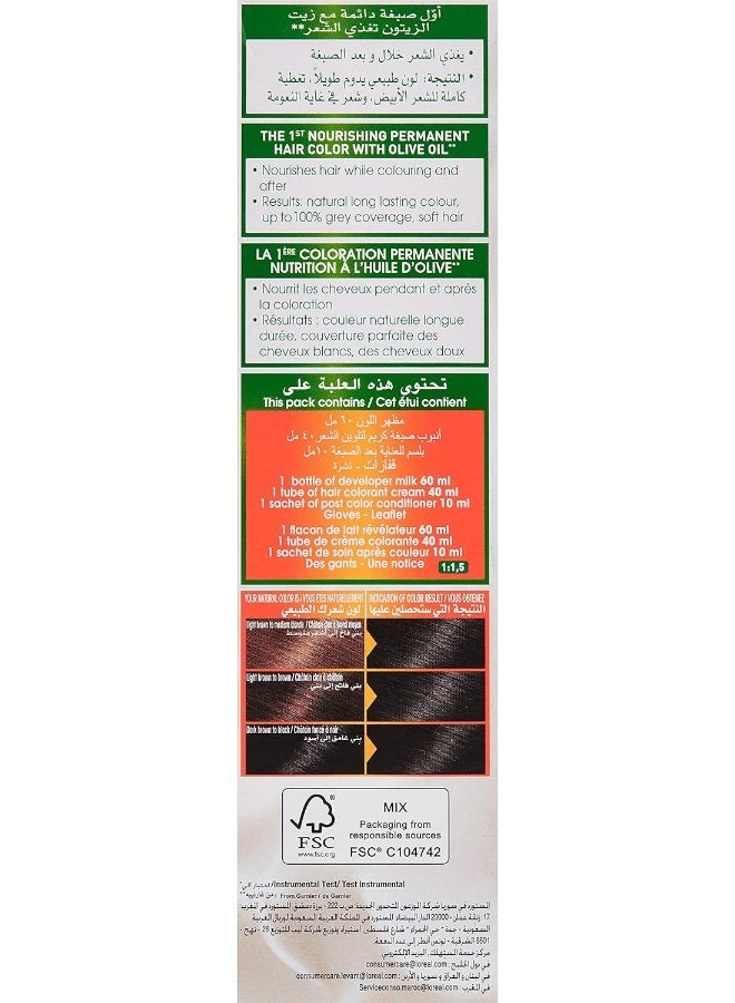 Color Naturals 2.0 Luminous Black Haircolor Pack of 2 - image 3