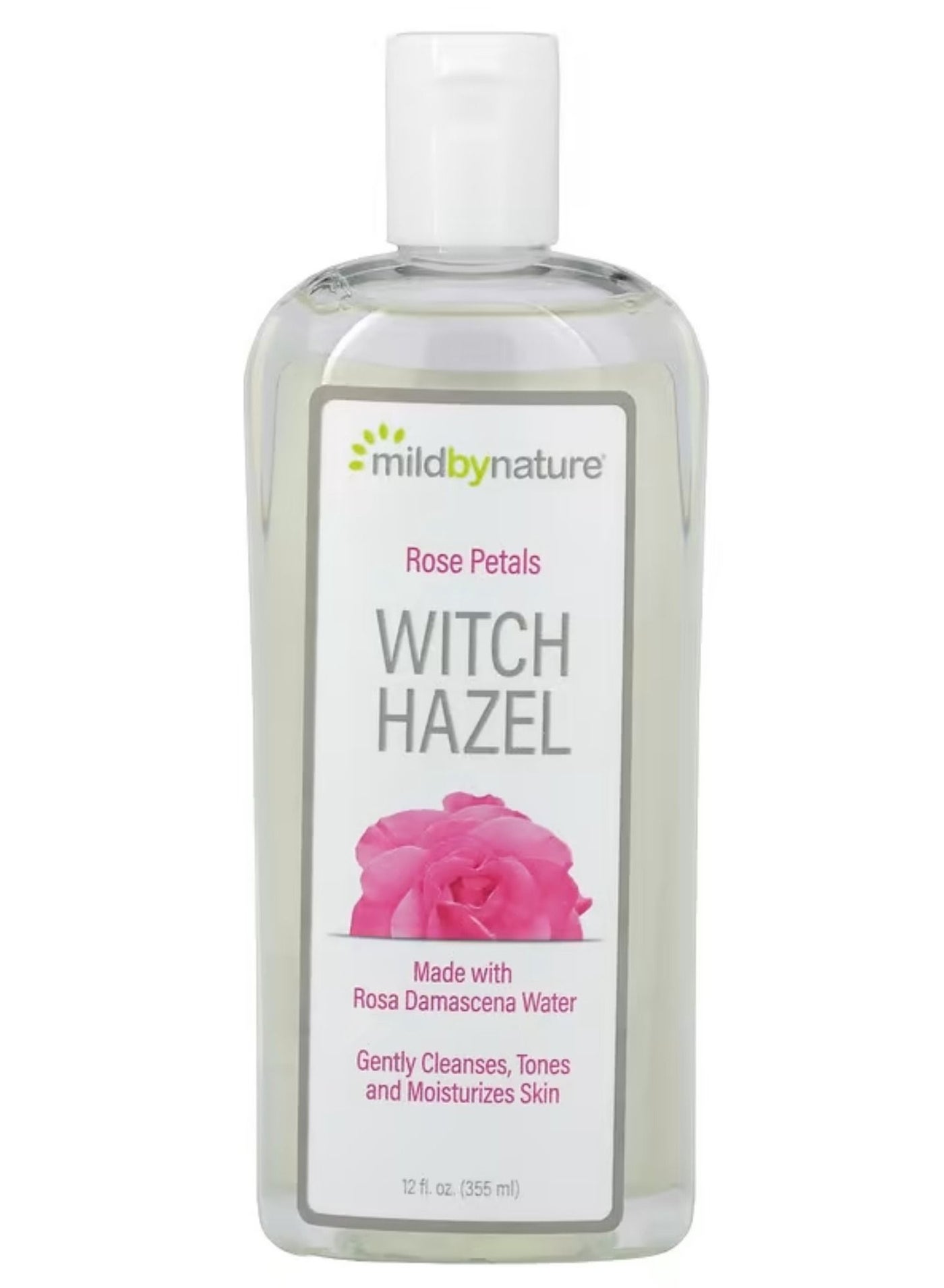Witch Hazel Rose Petals Alcohol Free 12 fl oz 355 ml