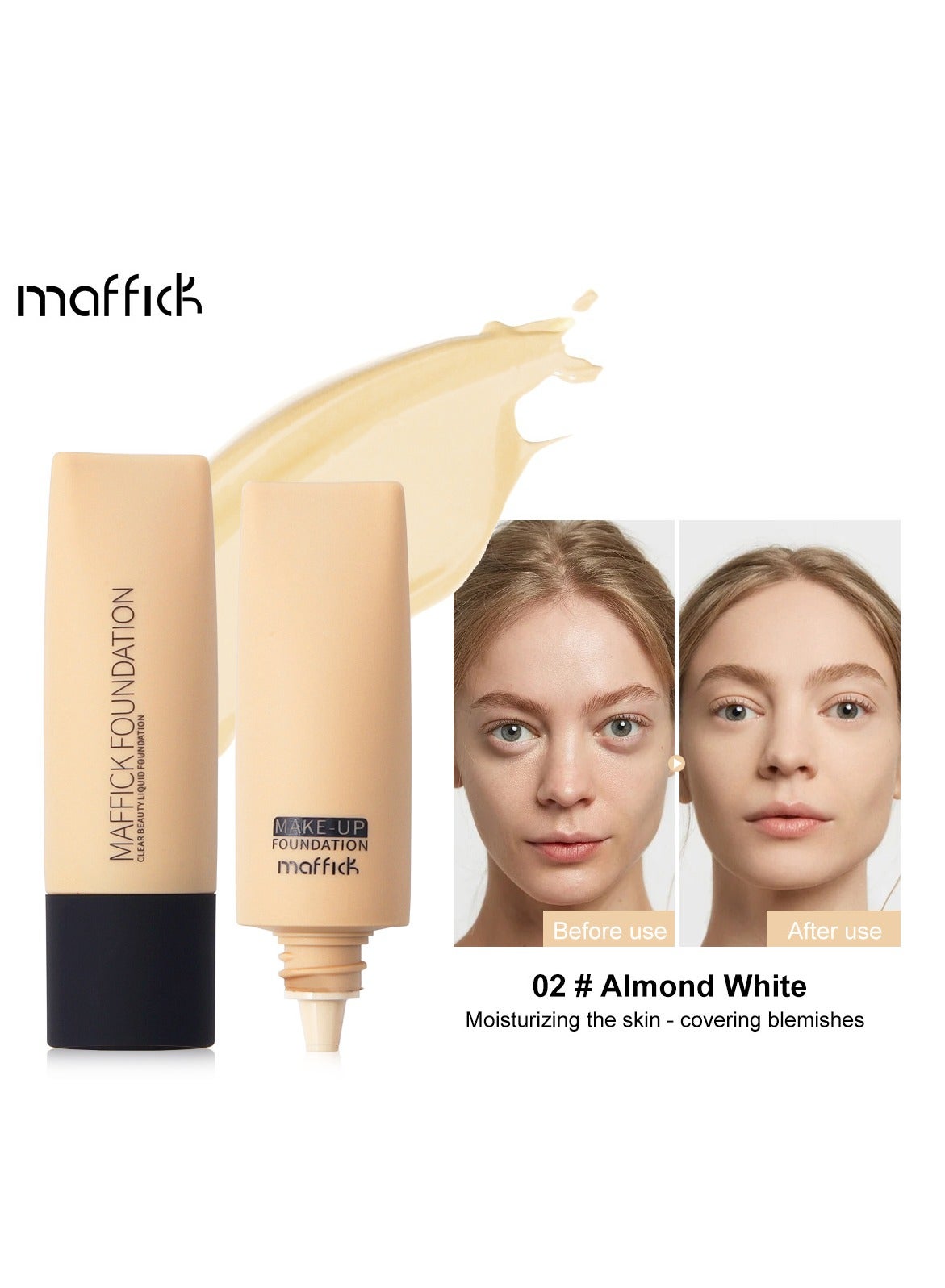 Shade-Perfect Foundation, 12 Shades, Oil-Control Matte Finish, Full Coverage, Long-Lasting Wear