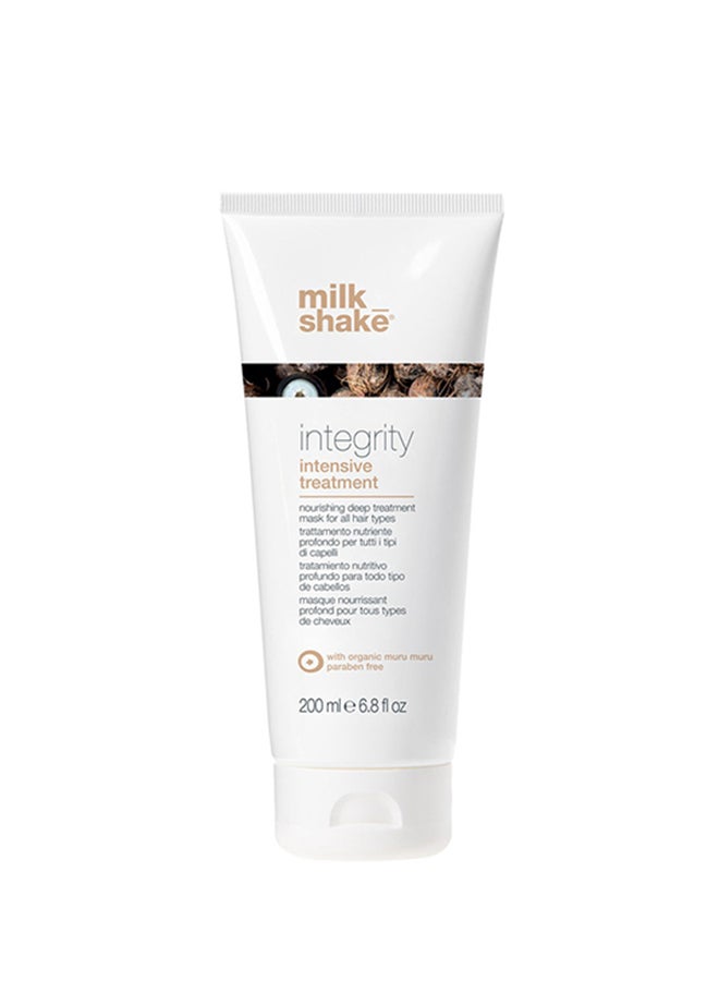 Integrity Intensive Treatment Hair Mask – Deep Nourishing Formula with Organic Muru Muru Butter & Amino Acid Complex for Frizz Control, Detangling, Softness, Shine & Color Protection, 200ml