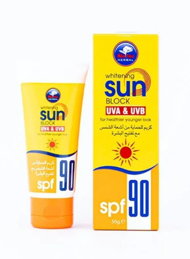 Sun Protection Cream With Skin Lightening, 50 g, 90 SPF
