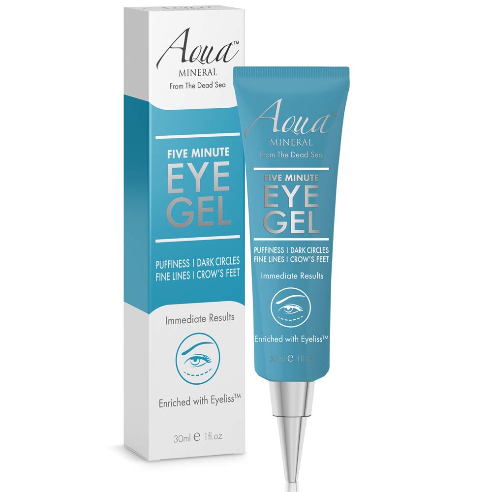 Puffy Eye GEL Instant results â€“ Naturally rapid reduction eye gel, Eliminate Wrinkles, Puffiness and Bags â€“ Hydrating Eye Gel w/Green Tea Extract by Aqua Mineral â€“ 1 oz