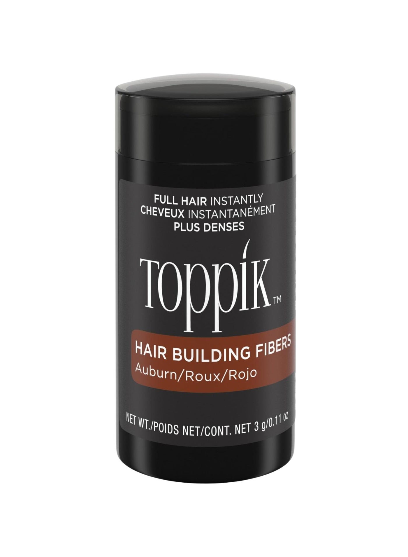 Hair Building Fibers Instant Hair Concealer for Thinning Hair, Hair Fiber for Men & Women, Texture Powder with Natural Keratin, Long-Lasting Hair Color Auburn - 3g