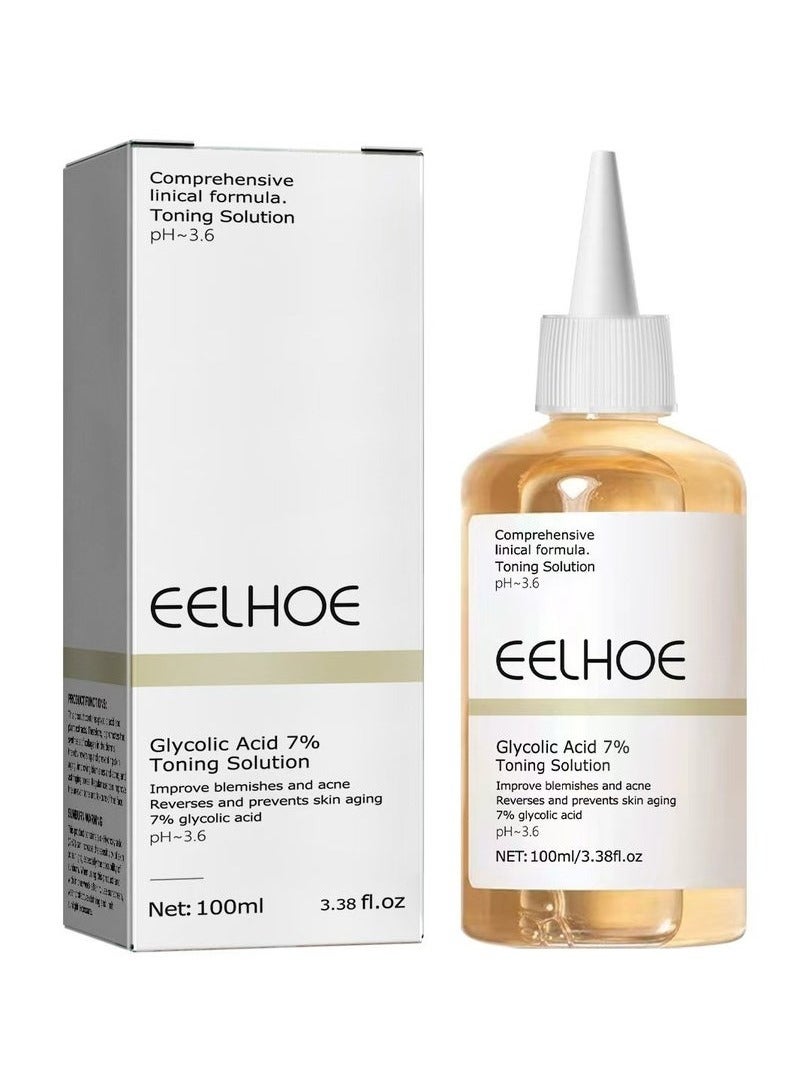 Anti-aging face toner glycolic acid 7% toning solution ordinary acne remover lifting firming wrinkles glowing facial care