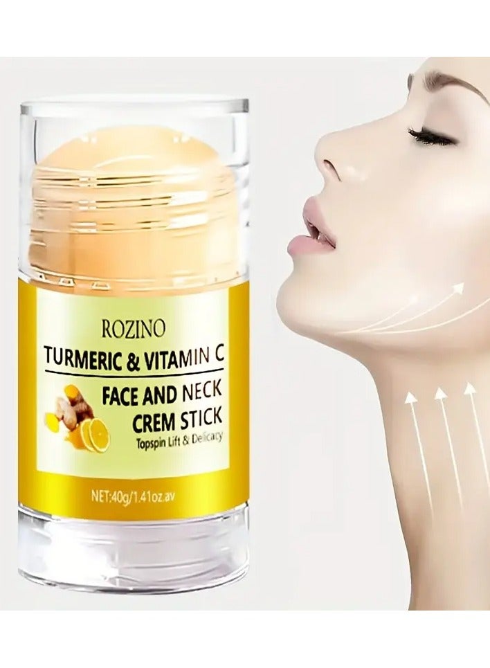 Autumn and Winter Turmeric + Vitamin C Moisturizing Care Stick 40g Contains a variety of skin care ingredients Deeply moisturizing and hydrating Quickly absorbed with one touch Protects the skin and makes the neck smoother and more delicate