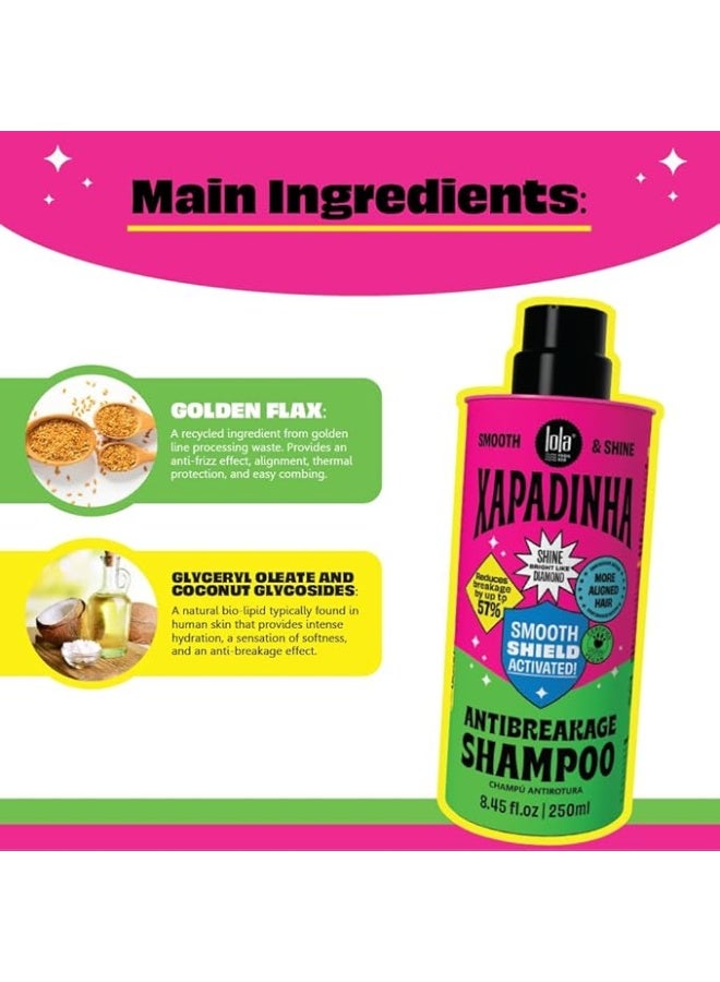 Xapadinha Anti-Breakage Shampoo for Straight Hair 250 mL - image 5
