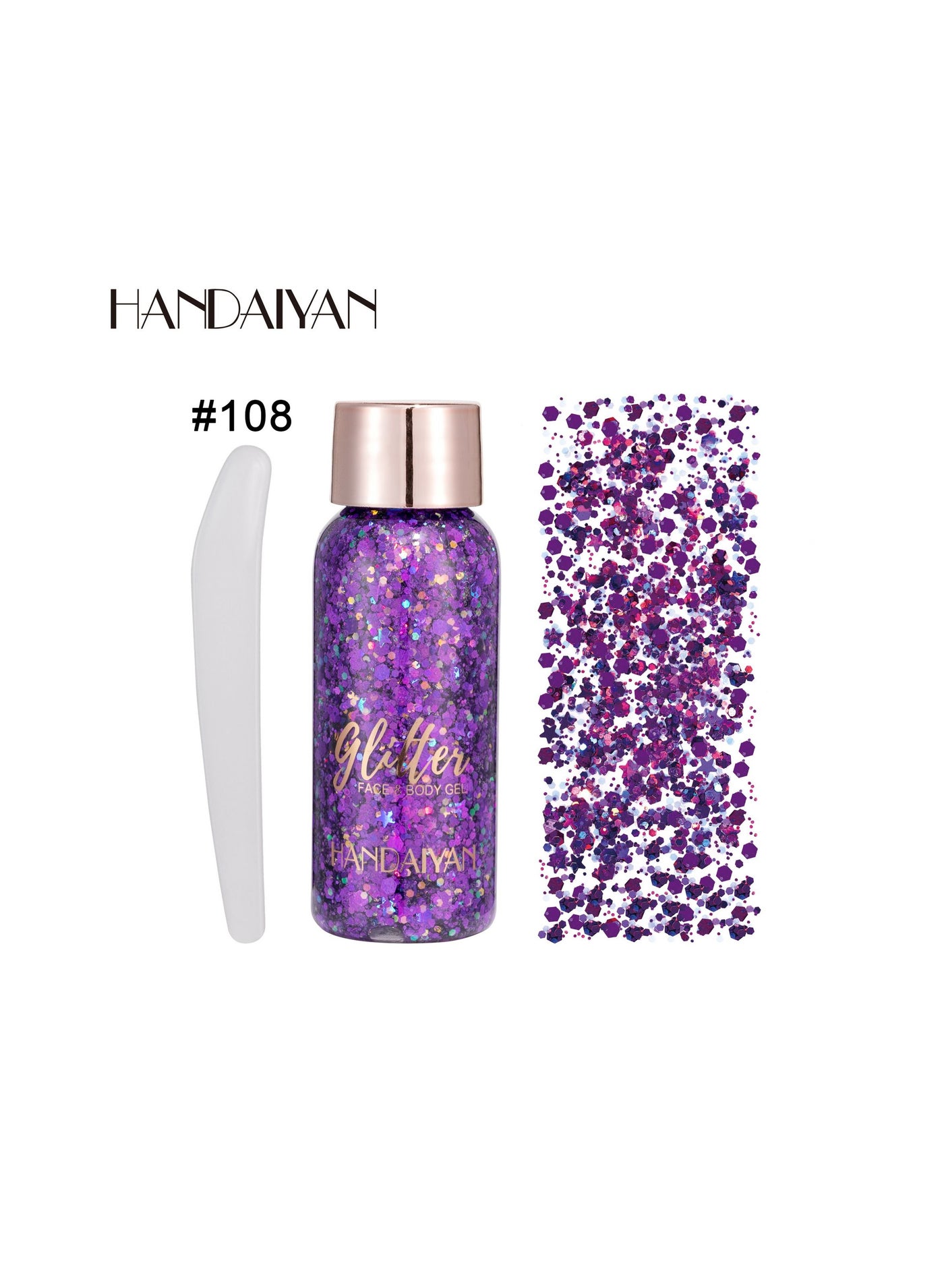Face And Body Gel -Teras Glitter Body Gel