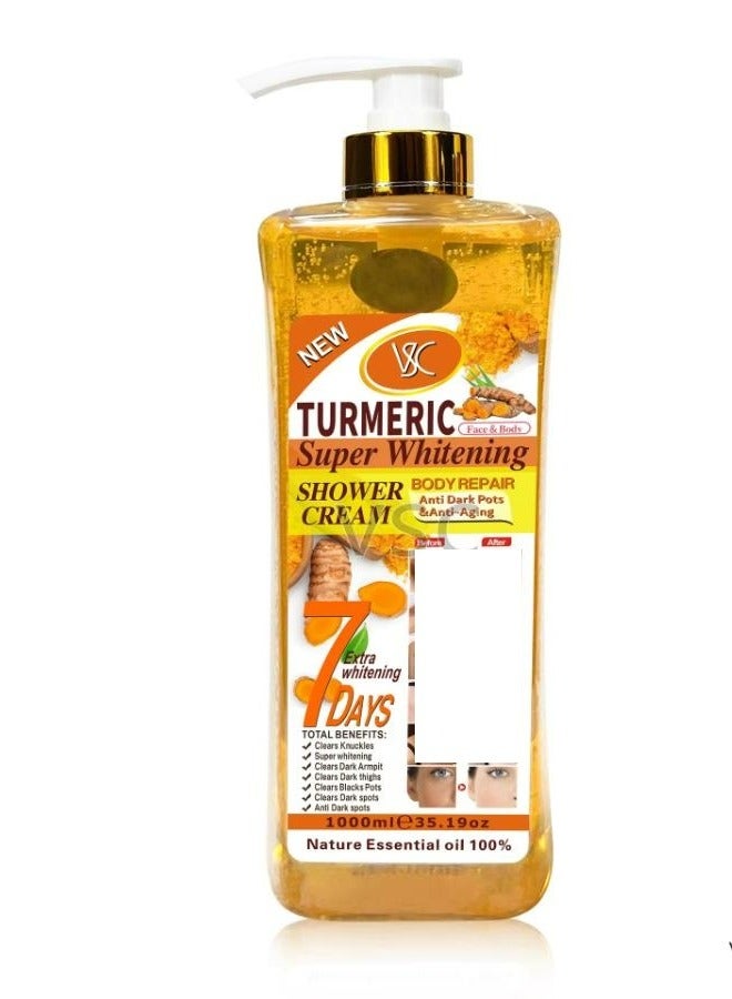 Turmeric Super Whitening Shower Cream 1000 ML