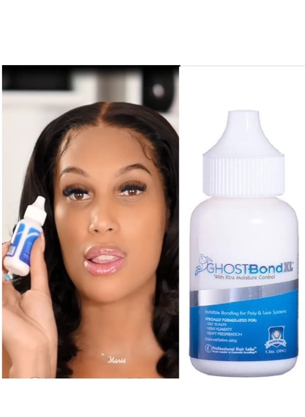 Ghost Bond Platinum Lace Glue Skin Adhesive, 1.3 oz - Professional Hair Labs