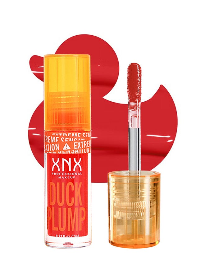 Duck Plump Lip Plumping Lacquer, Fat Lip Oil Lip Glaze, Glitter Shine Primer Lip Clear Plumping Lip Gloss, High Pigment No Sticky Lip Gloss, Lip Plumper Gloss Make Lips Fuller